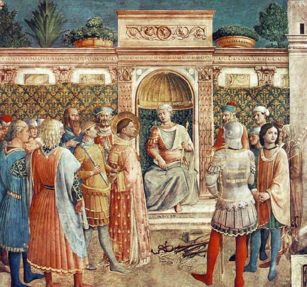 St Lawrence on Trial, ANGELICO  Fra